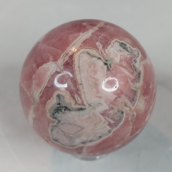 Rhodochrosite Sphere | Love • Emotional Healing • Joyful Energy - Picture 9 of 9